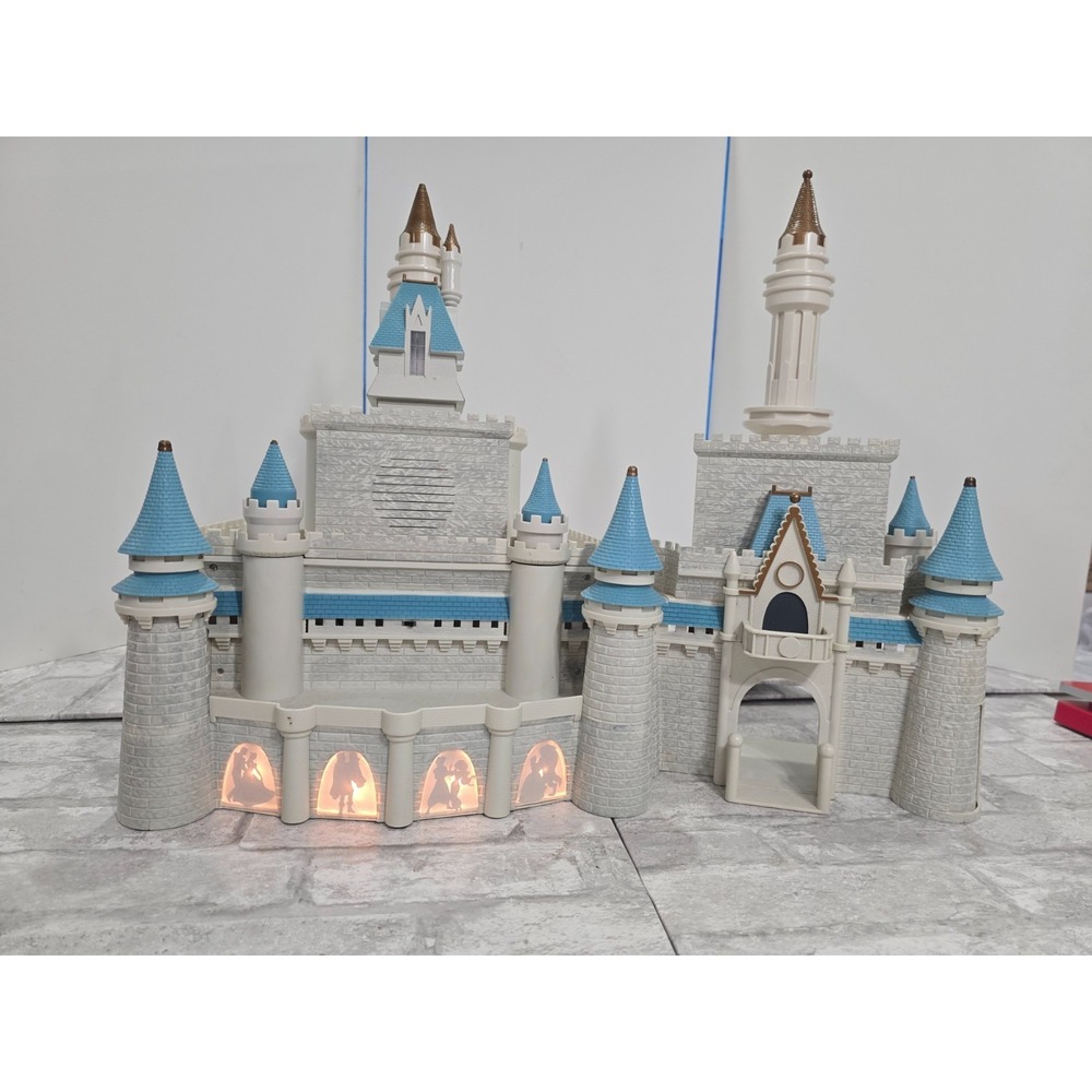 Vtg Disney World Disneyland Cinderella Castle‎ Monorail Park Playset WORKS!!
